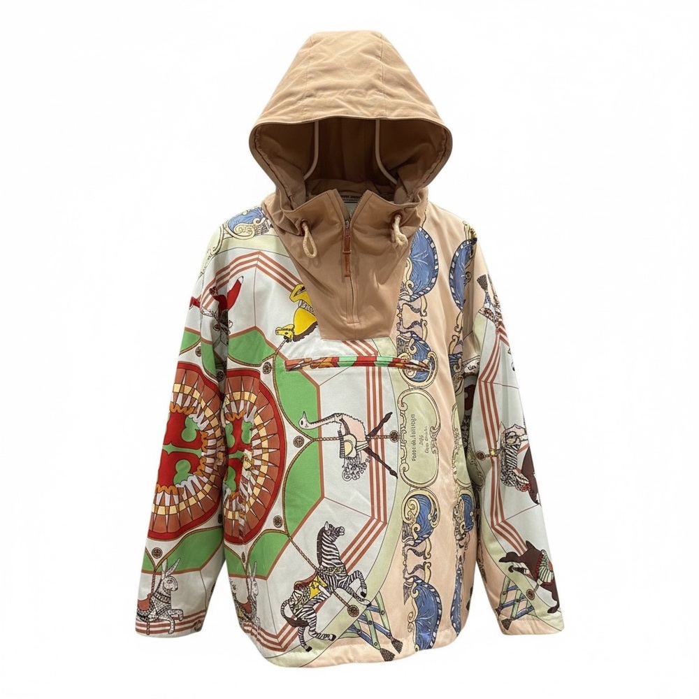 Tory Burch Carousel Blue Anorak